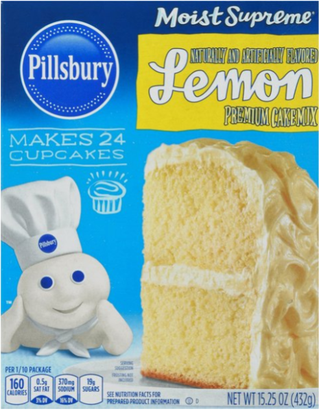 PILLSBURY 'Lemon' Moist Supreme  Premium Cake Mix 432 gr